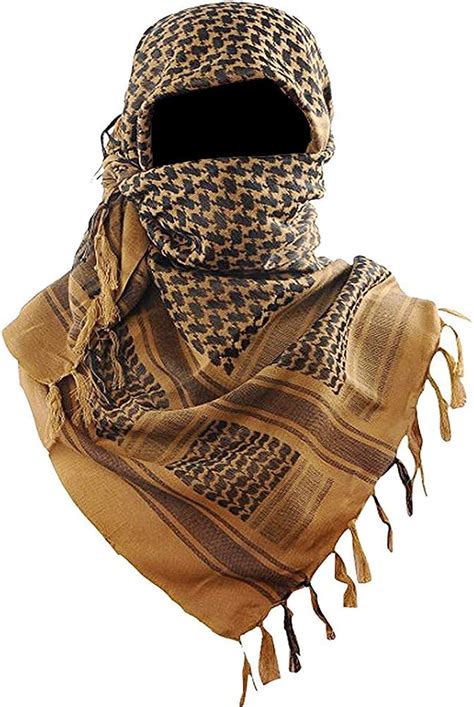 Susclude Shemagh Tactical Desert Scarf Wrap Military Keffiyeh Shawl