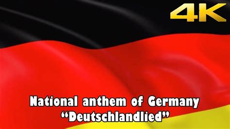 Official National Anthem Of Germany Vocal German And English Lyrics