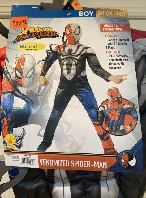 Rubies Marvel Venomized Spiderman Child Halloween Costume Small For