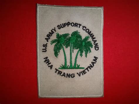 Vietnam War Patch Us Army Support Command In Nha Trang Vietnam 1195