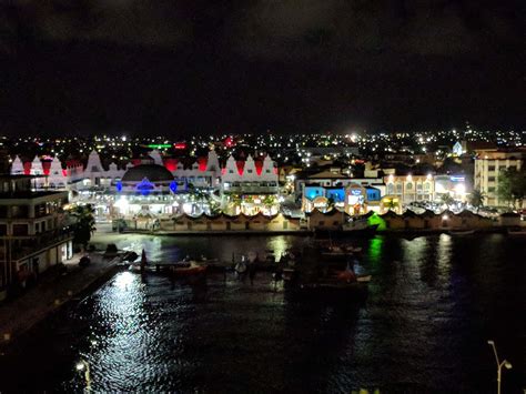 Oranjestad Aruba At Night On Our Last Cruise To Aruba We Flickr