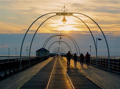 Southport Pier At Sunset Photograph By Susan Tinsley