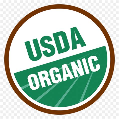 Usda Organic Logo Label Text Sticker Hd Png Download Stunning Free