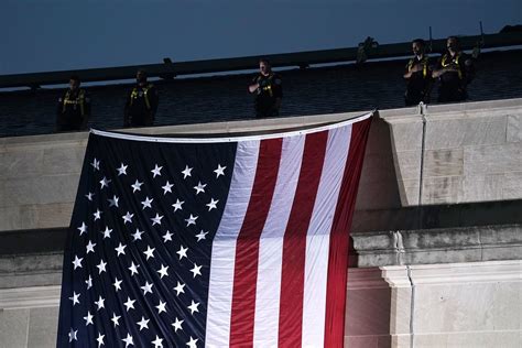 Watch Us Flag Unfurled Over Pentagon To Mark 911 Arlington Va Patch