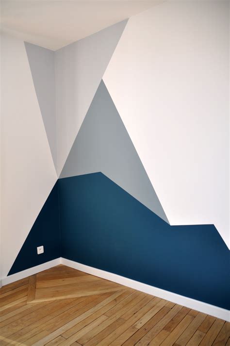 Creative Wall Painting Ideas With Tape Painting