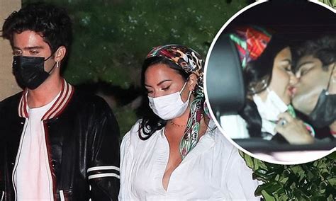 Demi Lovato And Fiance Max Ehrich Passionately Kiss After Romantic