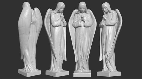 Angel Figurine 3d Printable Cgtrader