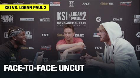 Logan paul and floyd mayweather jr. FACE-TO-FACE | KSI vs. Logan Paul 2 | 【VBOX】ボクシング動画アンテナ