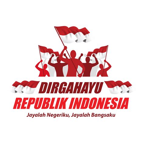 Gambar Spanduk Hari Kemerdekaan Indonesia Desain Merah Putih Hari