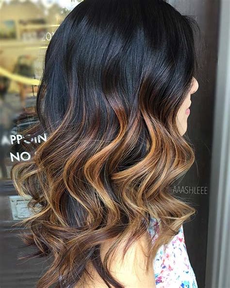 Highlights on black hair not only make your general look stylish, but they also greatly improve your hair's texture.black hair black hair with a light blonde highlights. 23 Different Ways to Rock Dark Brown Hair with Highlights ...