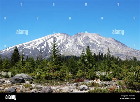 Mount Saint Helens National Volcanic Monument Stock Photo Alamy