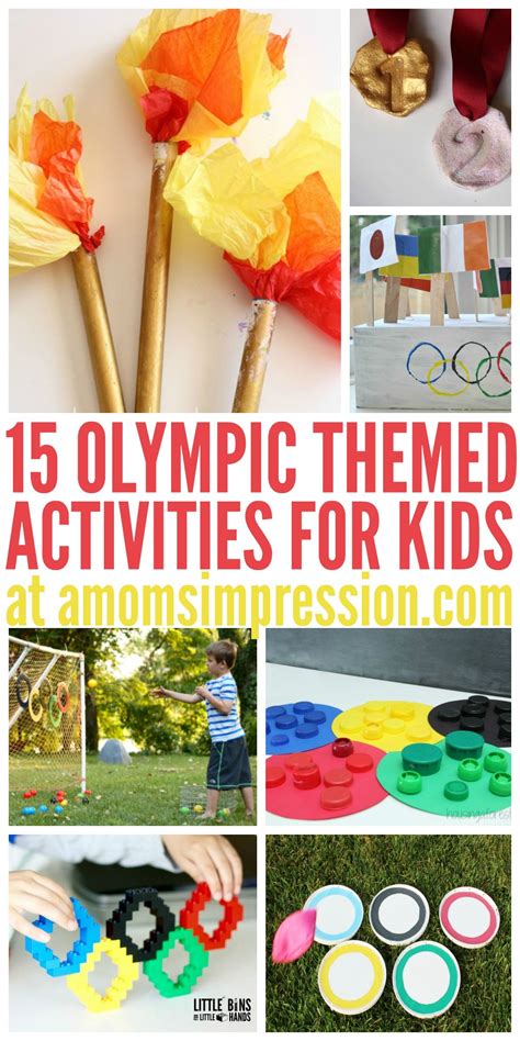 15 Olympic Activities For Kids A Moms Impression Parenting