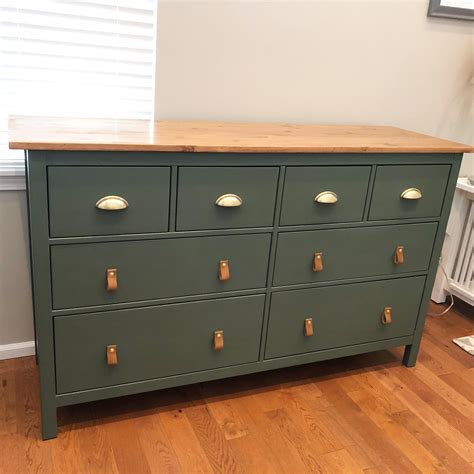 My IKEA Hemnes dresser hack! Sanding the top down was a pain, but