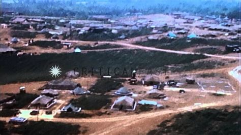 Aerial View Of Americal Division Base Compound At Chu Lai Island In