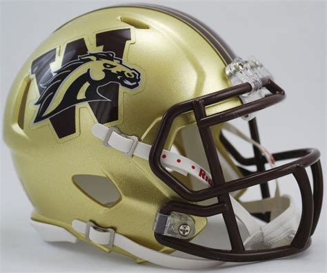 Western Michigan Broncos Ncaa Mini Speed Football Helmet