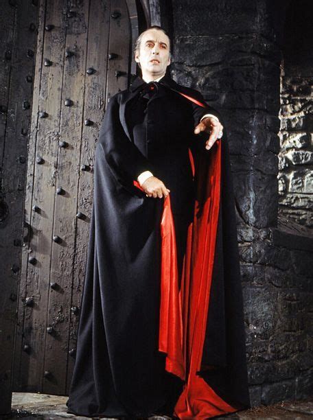 Christopher Lee As Count Dracula Hammer Horror Films Classic Horror