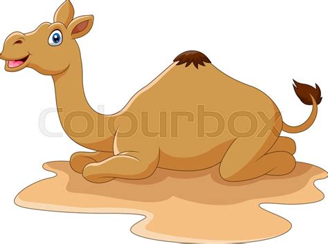 Illustration Of Cartoon Funny Camel Stock Vector Colourbox