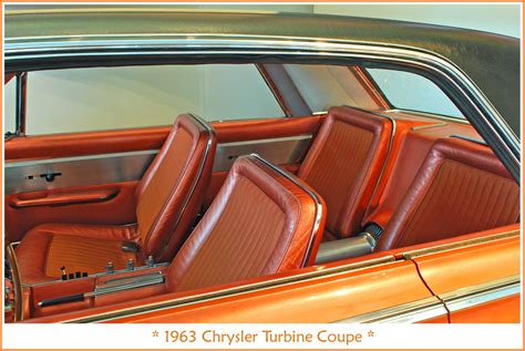 1963 Chrysler Turbine Interior Visit To The Walter P