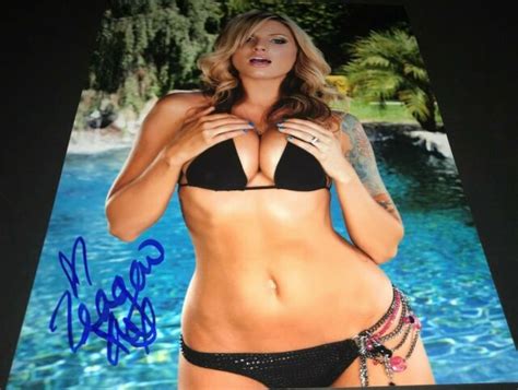 Teagan Presley Autographed Avn X Photo String Bikini Rocks For Sale Online Ebay
