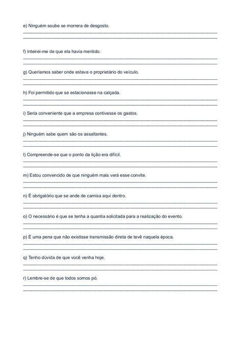 Atividades Sobre Orações Subordinadas Adverbiais