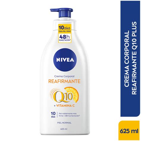 Crema Corporal Nivea Q10 Reafirmante Vitamina C Frasco X 625ml Los