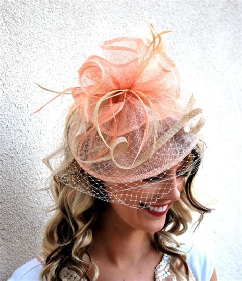 Fascinator Womens Tea Party Hat Hat With Veil Church Hat Kentucky