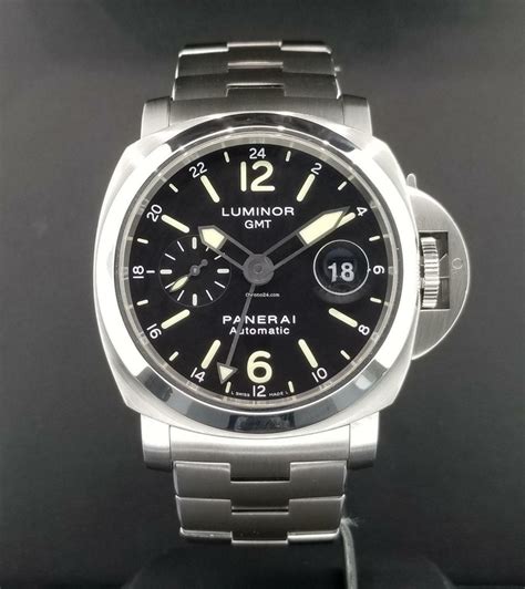 Panerai Luminor Gmt Date 44mm Pam00297 S Steel Automatic For