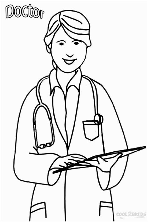 190 unique pictures for coloring from the game can be downloaded or printed directly from the site. Doctor Coloring Sheets | Community helpers preschool ...