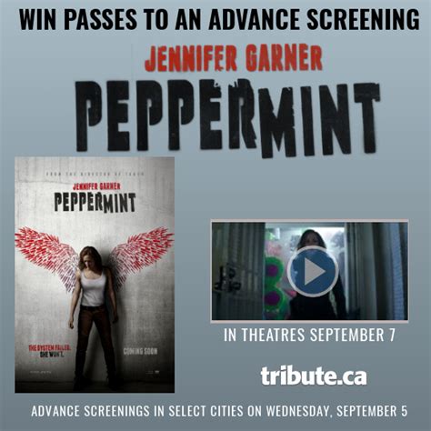 Peppermint Advance Screening Pass Contest Contests And Promotions