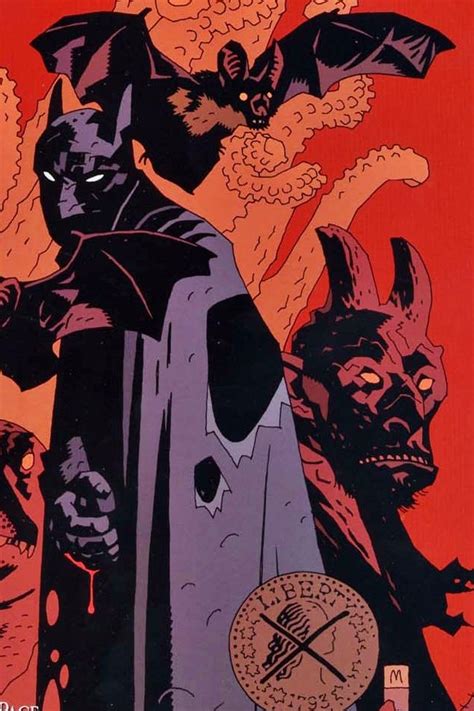 Batman By Mike Mignola Mike Mignola Art Comic Art Mike Mignola