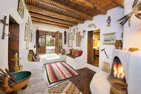 Eclectic Adobe Hacienda Filled With Southwestern Art Asks 45m