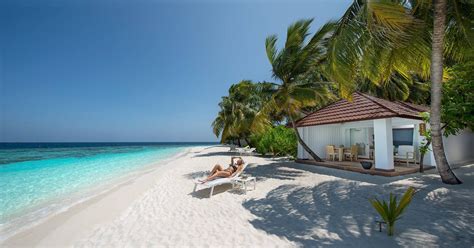 What makes a modern beach house a modern house? Diamond Thudufushi Beach and Water Villas - Maldives Resort