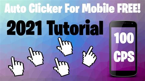 How To Get Auto Clicker On Mobile 2021 Youtube
