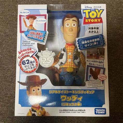 Takara Tomy Disney Toy Story Real Size Talking Figure Woody English And