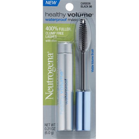 Neutrogena Healthy Volume Waterproof Mascara 06 Carbon Black 0 21 Oz 6 G 86800124399 Ebay