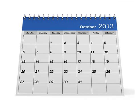 110 October 2013 Calendar Stock Photos Pictures And Royalty Free Images