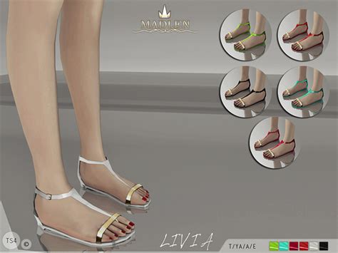Madlen Livia Sandals By Mj95 At Tsr Sims 4 Updates