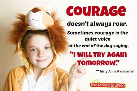 Courage Learning Stations Courage Quotes Words Of Encouragement