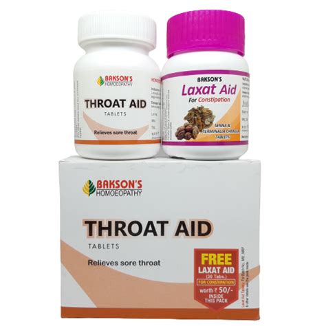 Throat Aid Tablets Bakson Buy Online Order Bakson Medicine Online