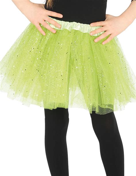 tutu mit glitter für mädchen grün günstige faschings accessoires and zubehör bei karneval megastore