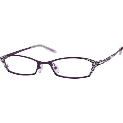 Purple Geometric Glasses 597117 Zenni Optical Eyeglasses Vintage Eye Glasses Affordable
