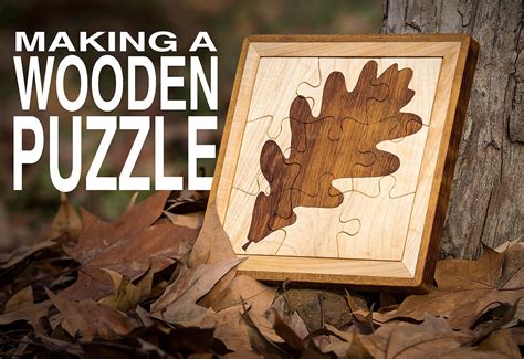 Thick, chunky puzzle pieces that feel we would like to have another one. How To Make A Two-Tone Wooden Jigsaw Puzzle - diy Thought