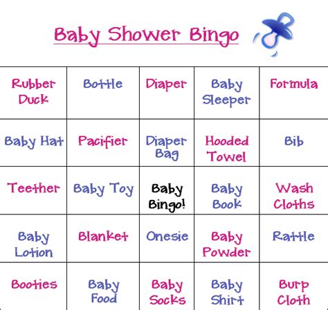 The best part of these baby shower bingo cards is that the gifts are already filled in the squares making it easy for all the guests to jump in and get playing. All new baby shower bingo game!