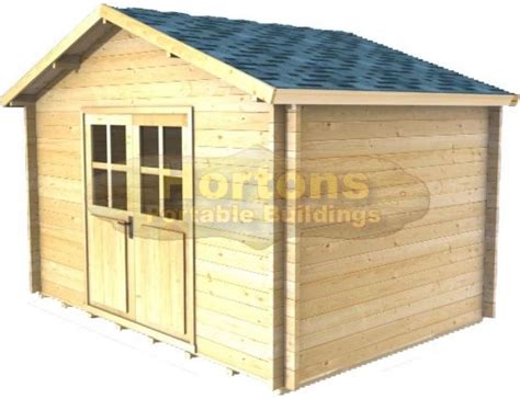 America's log cabin home company with satisfied log home customers nationwide. Leeds - 3.5x2.5 Log Cabin | Hortons Portable Buildings