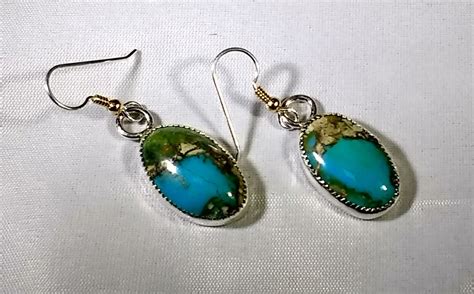 Turquoise Earrings Turquoise Earrings Handmade Jewelry Etsy Seller