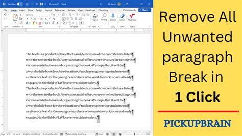 Remove Linebreaks In Microsoft Word Archives Pickupbrain Be Smart