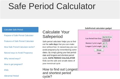7 Best Menstrual Cycle Calculator Free Download For Windows Mac