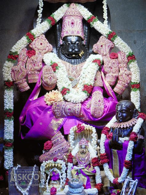 Sri Prahlada Narasimha — At Iskcon Bangalore Krishna Avatar Lord