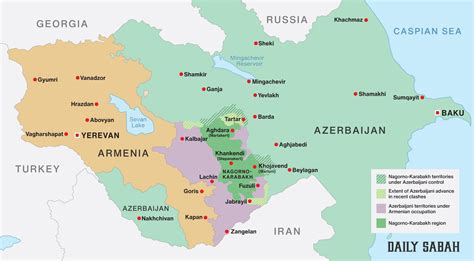 Azerbaijan Political Map Azerbaijan Region Map