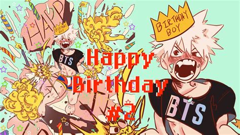 Happy Birthday Bakugou Speedpaint 2💥 Youtube